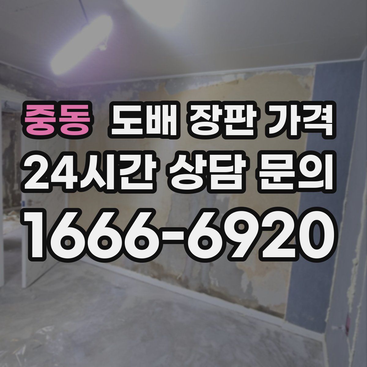 중동 도배 장판 가격