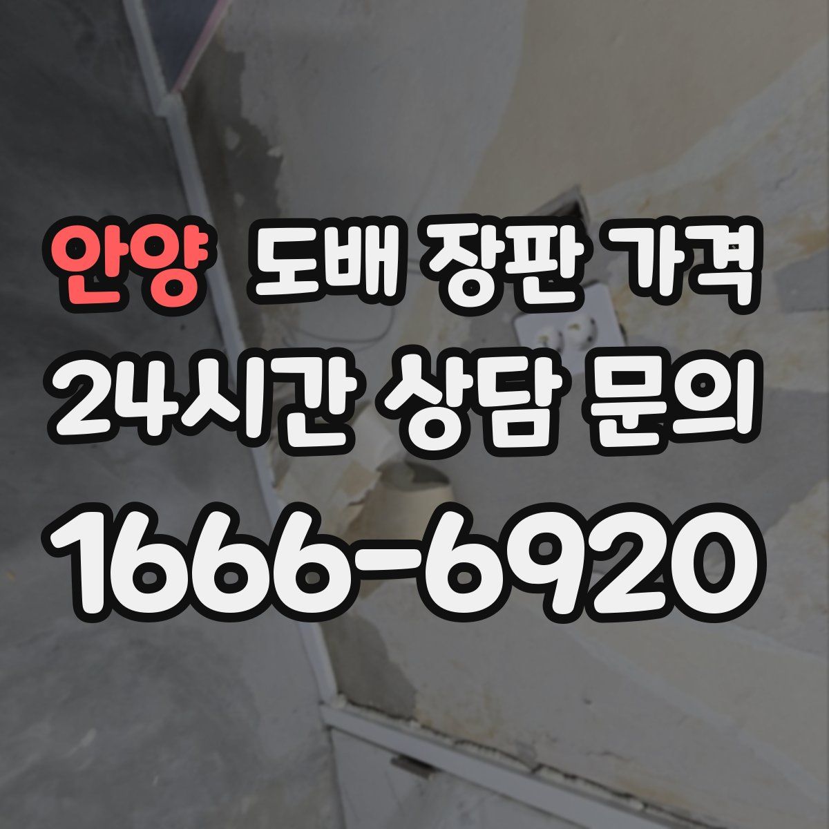 안양 도배 장판 가격