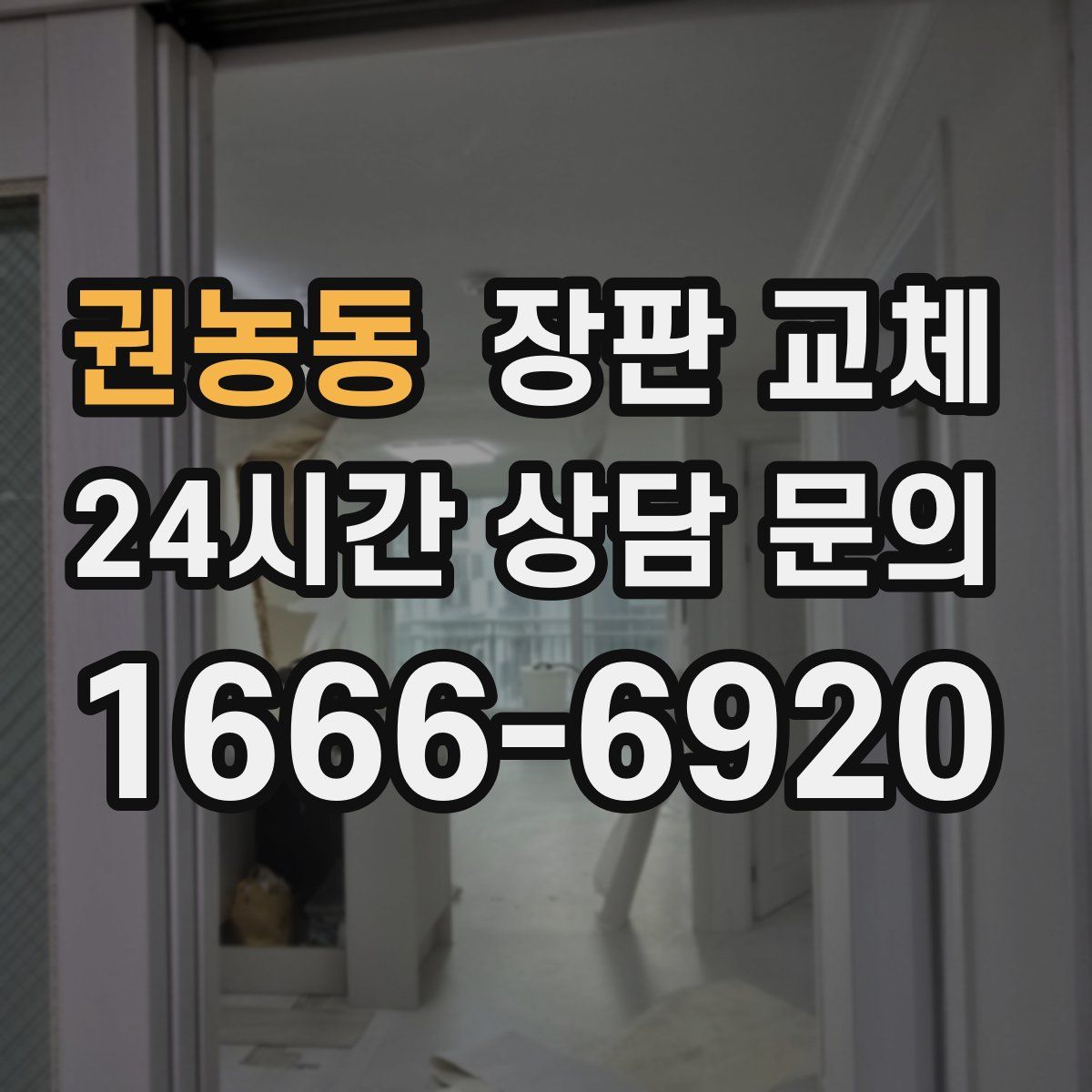 권농동 장판 교체