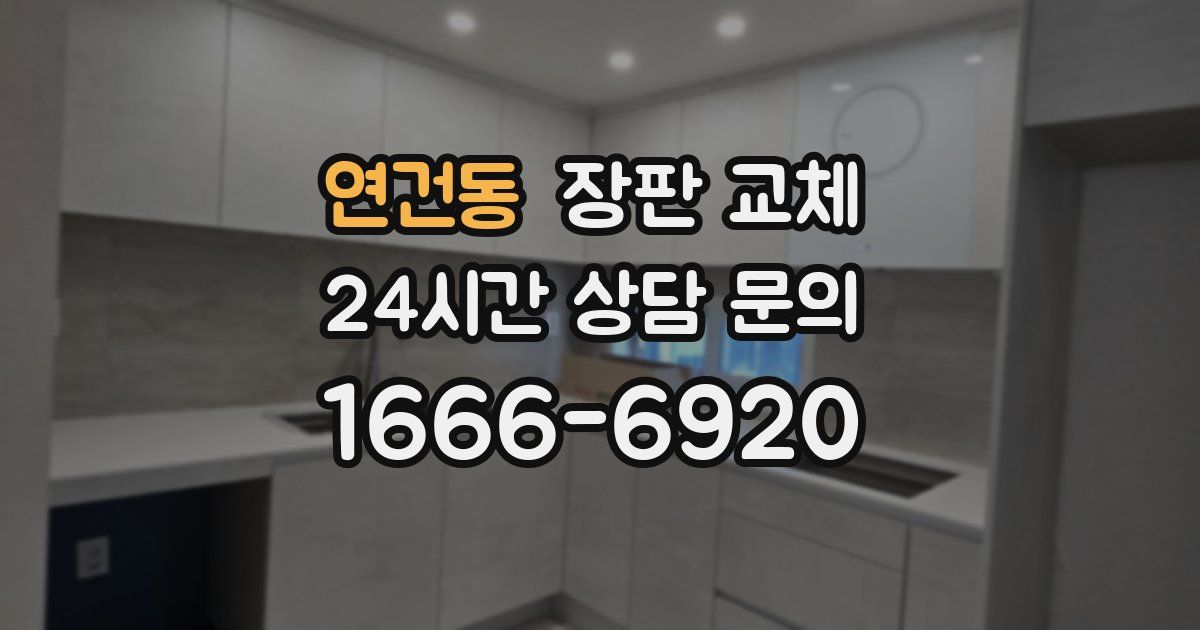 연건동 장판 교체