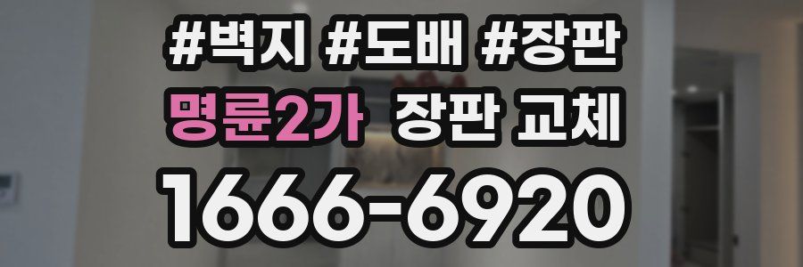 명륜2가 장판 교체