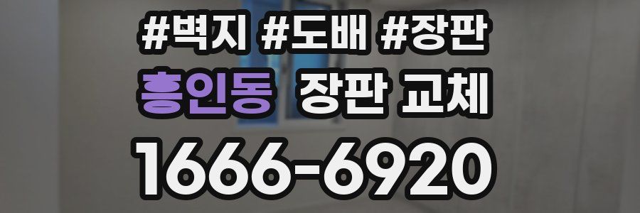 흥인동 장판 교체