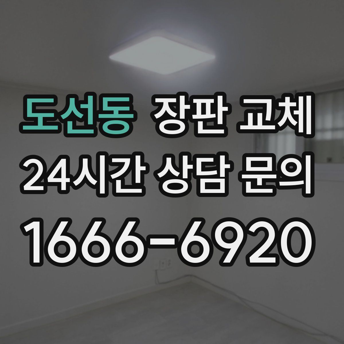 도선동 장판 교체