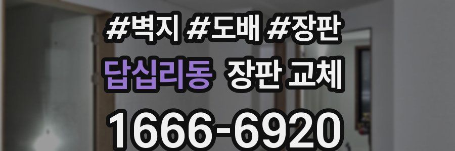답십리동 장판 교체