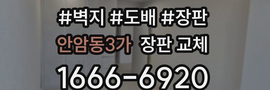 안암동3가 장판 교체