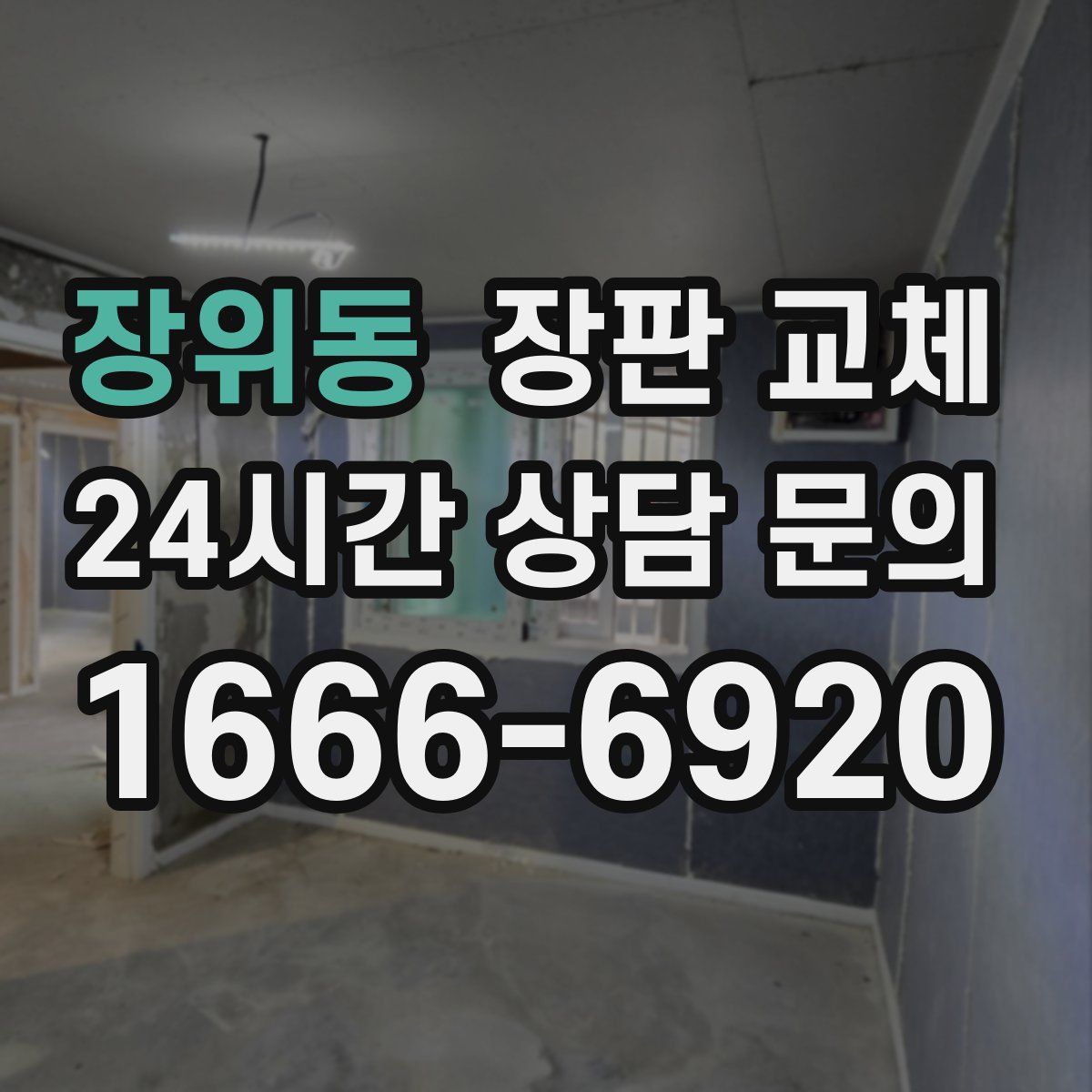 장위동 장판 교체