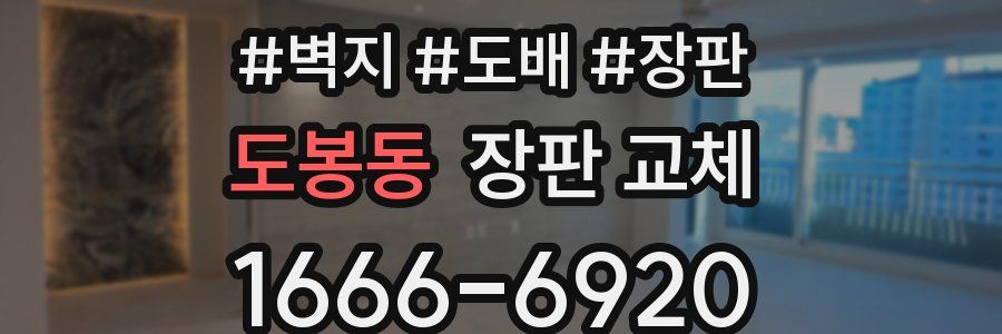 도봉동 장판 교체