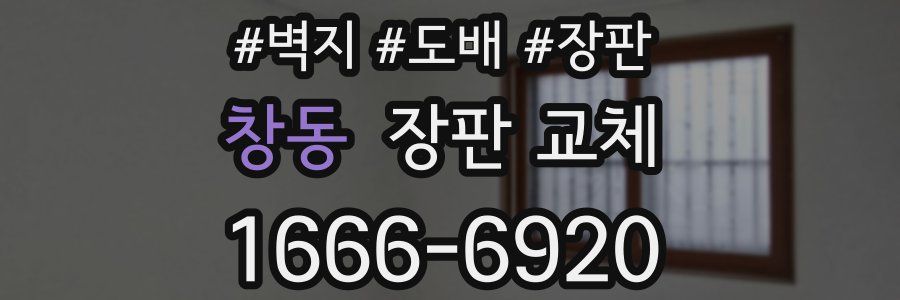 창동 장판 교체
