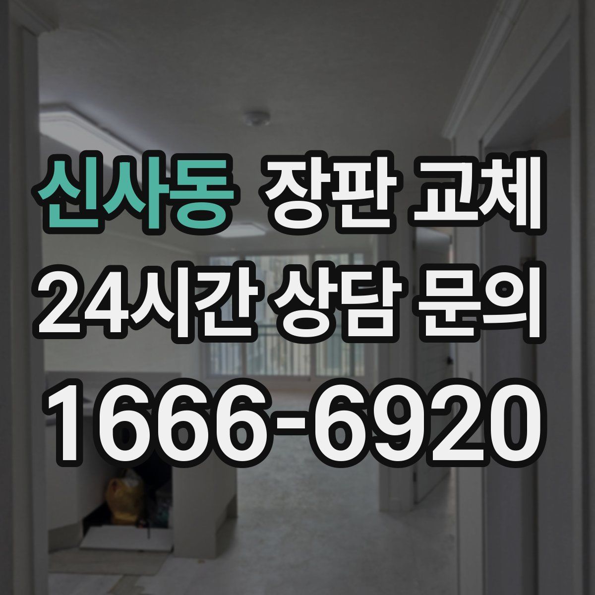 신사동 장판 교체