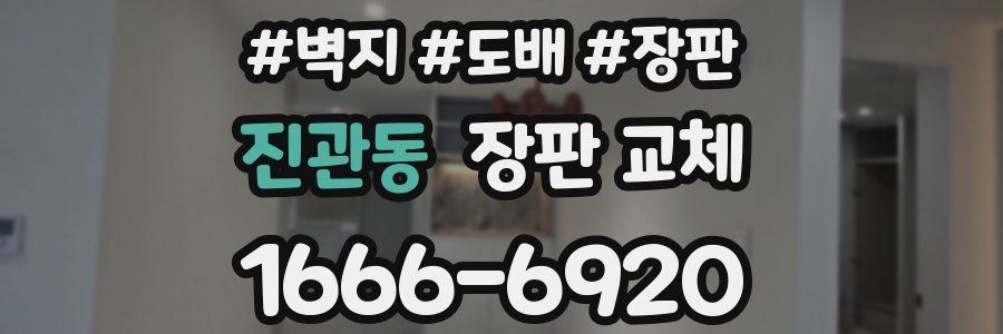 진관동 장판 교체