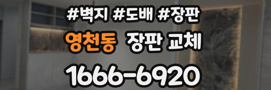 영천동 장판 교체