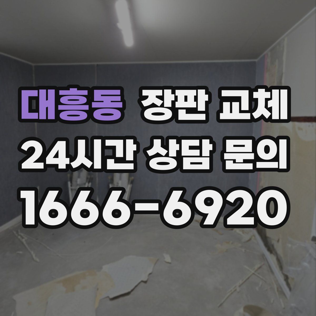 대흥동 장판 교체