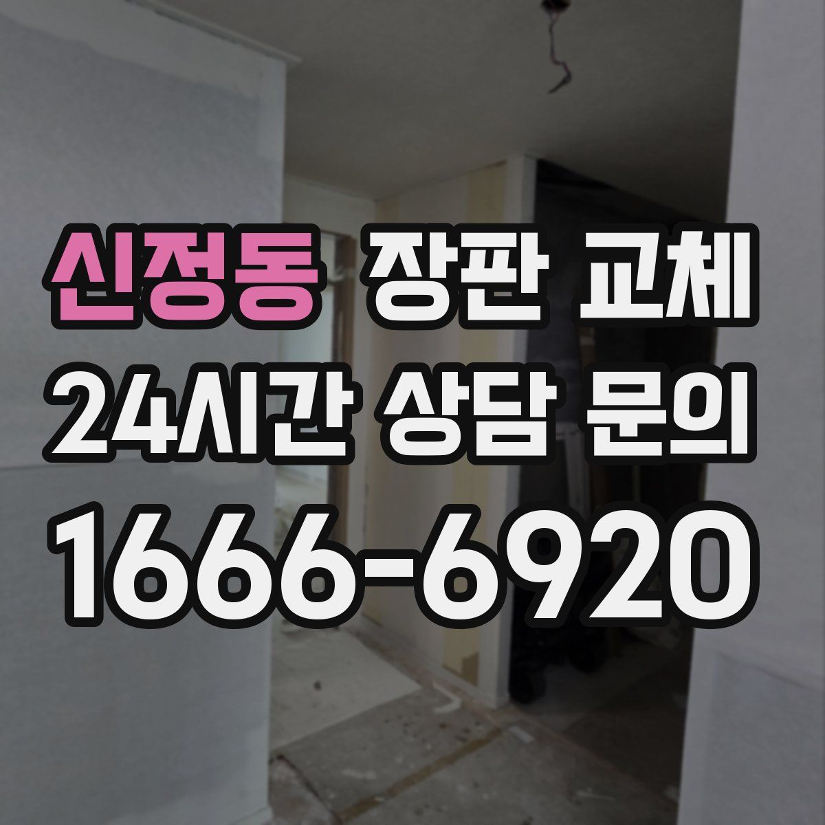 신정동 장판 교체