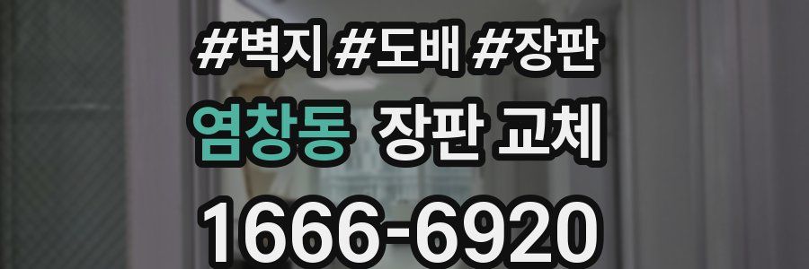 염창동 장판 교체