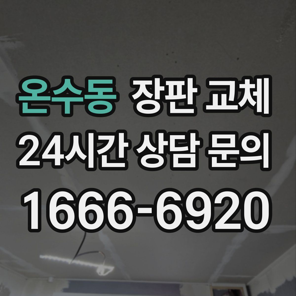 온수동 장판 교체