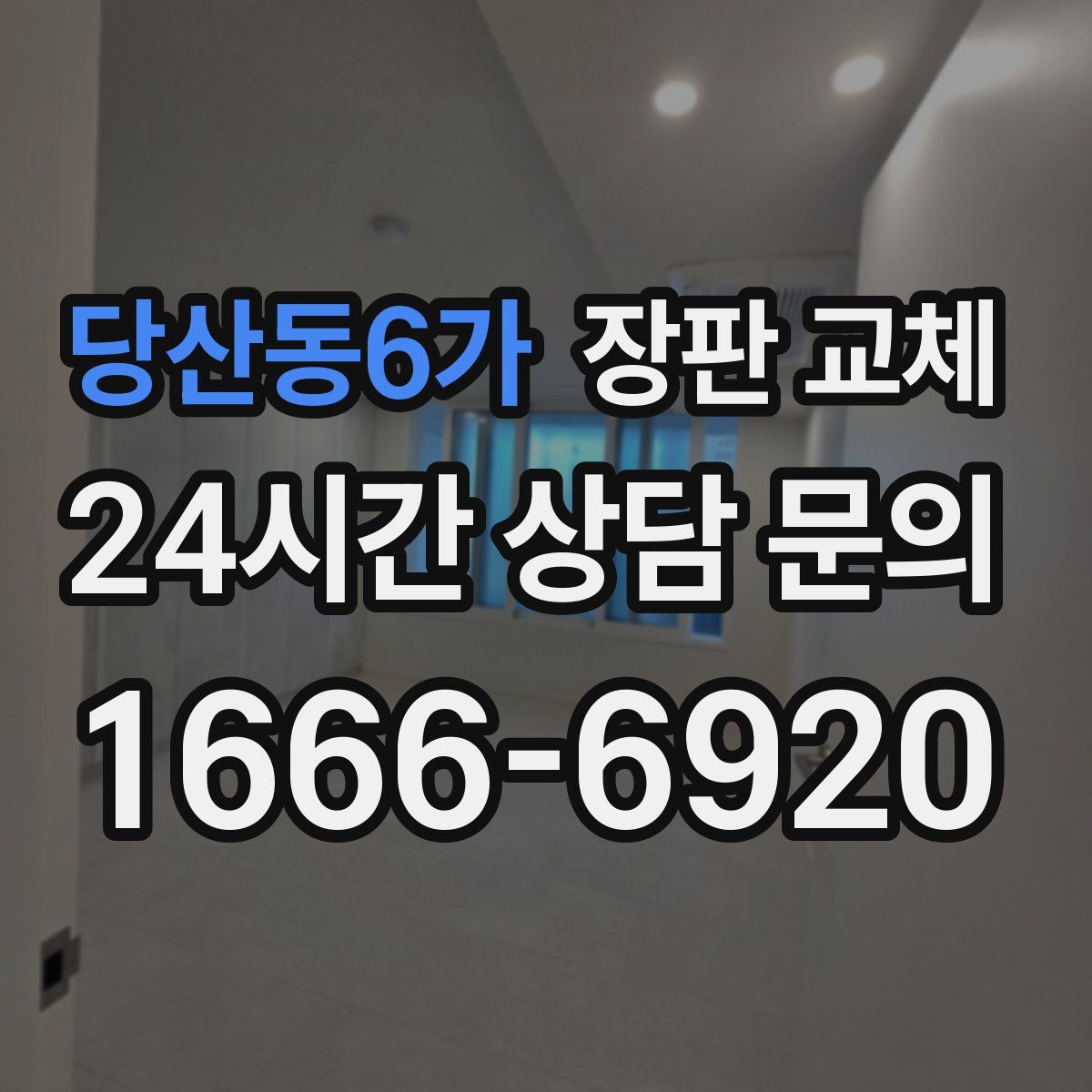 당산동6가 장판 교체