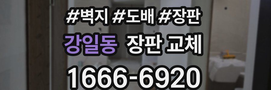 강일동 장판 교체