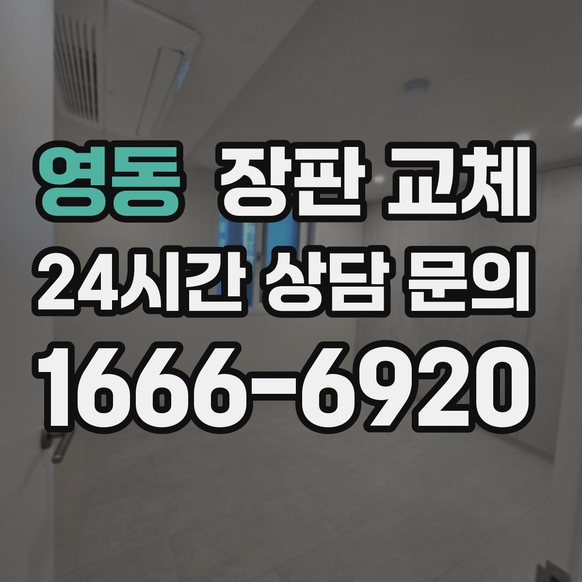 영동 장판 교체