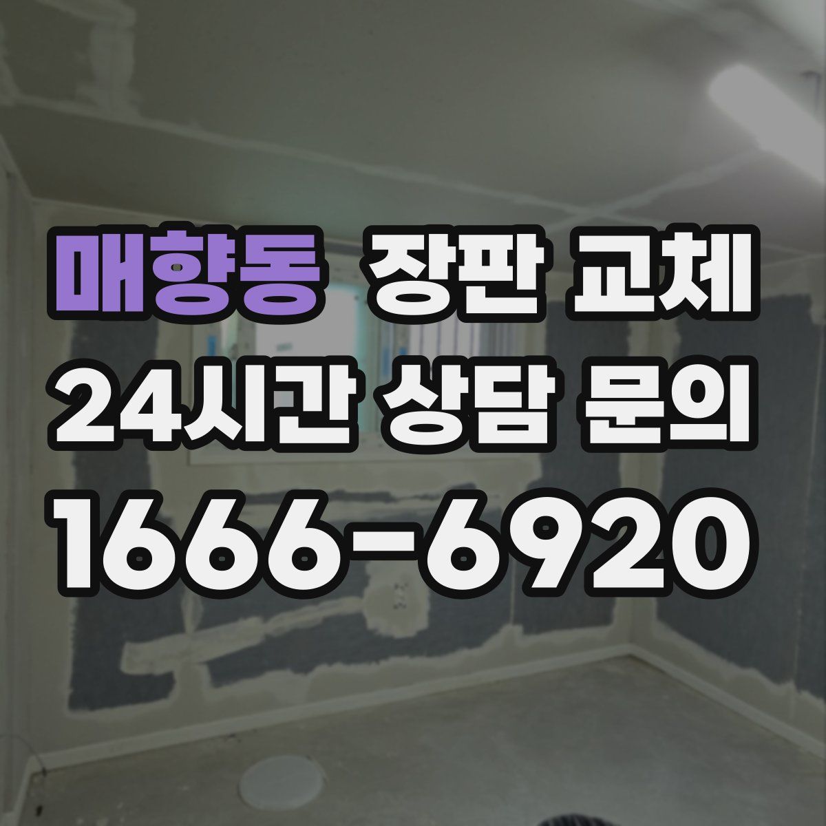 매향동 장판 교체
