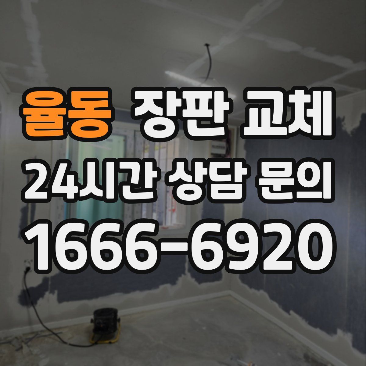 율동 장판 교체