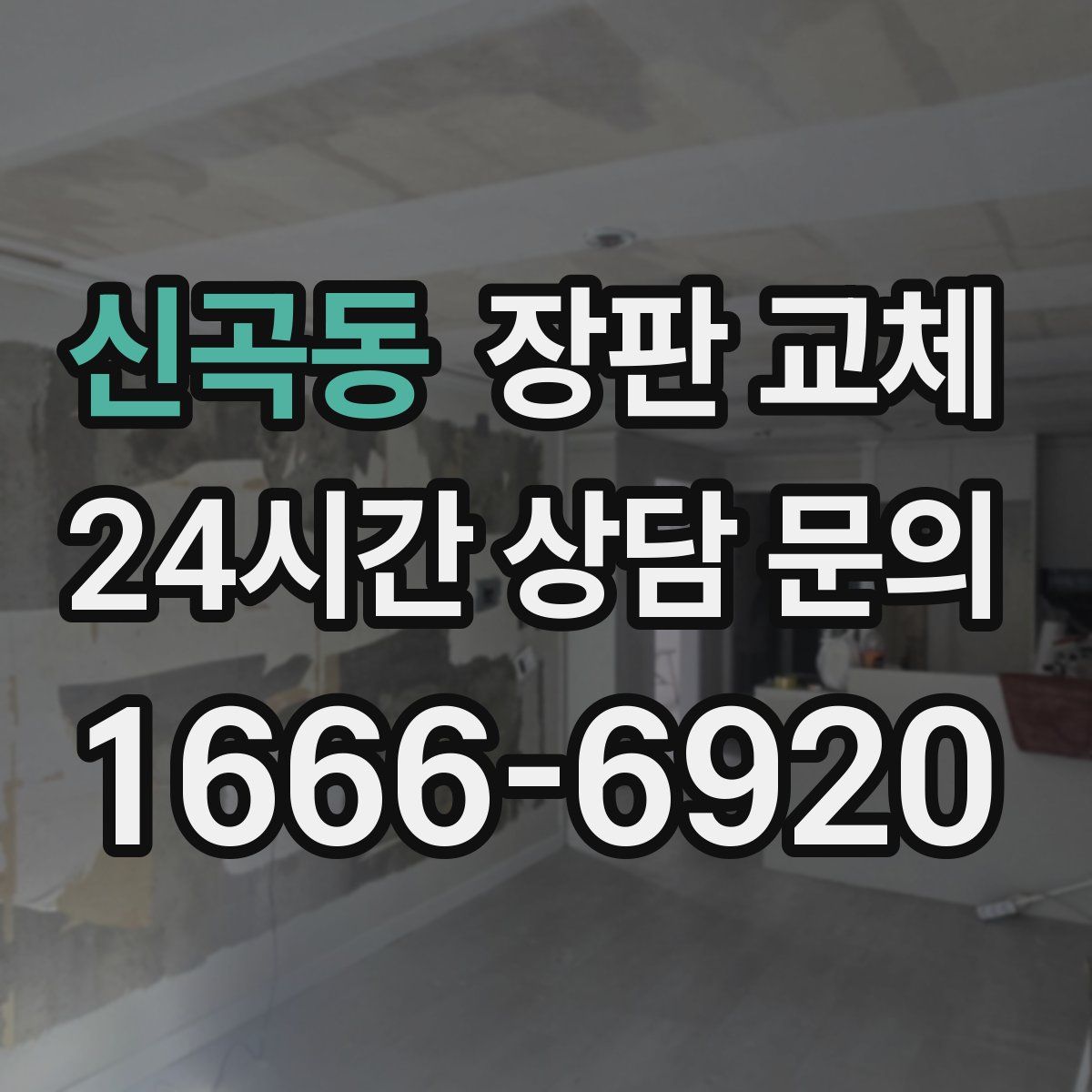 신곡동 장판 교체