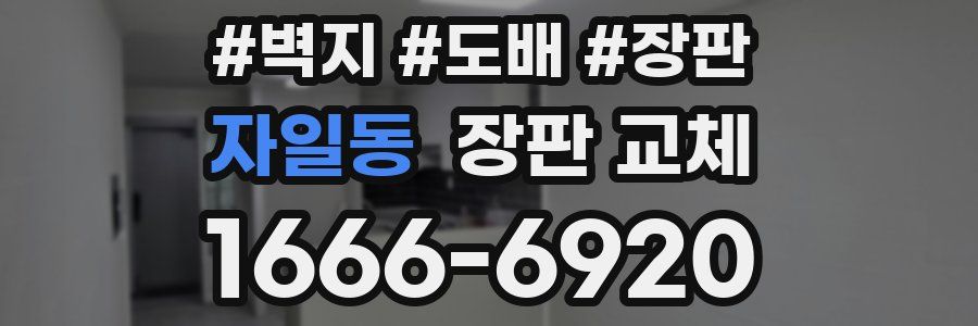 자일동 장판 교체