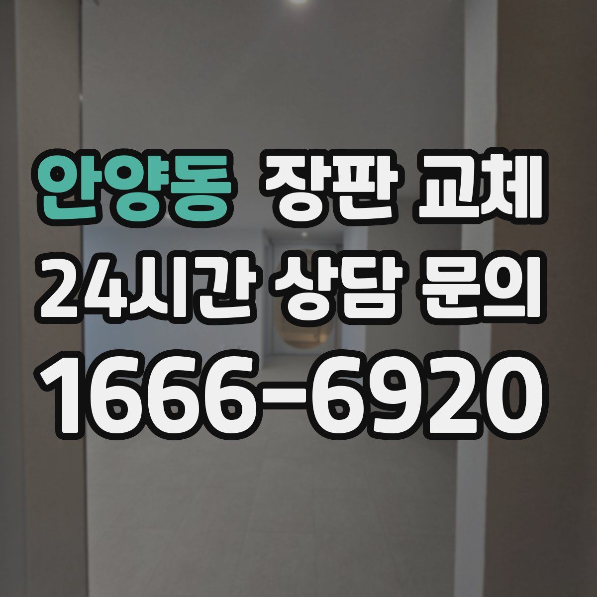 안양동 장판 교체