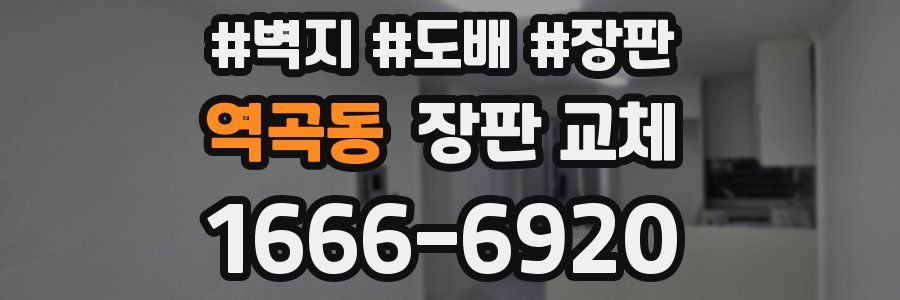 역곡동 장판 교체