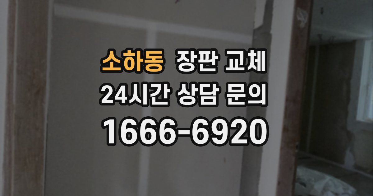 소하동 장판 교체