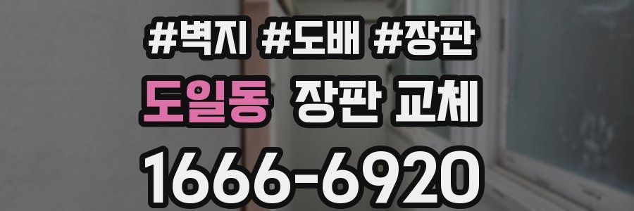 도일동 장판 교체