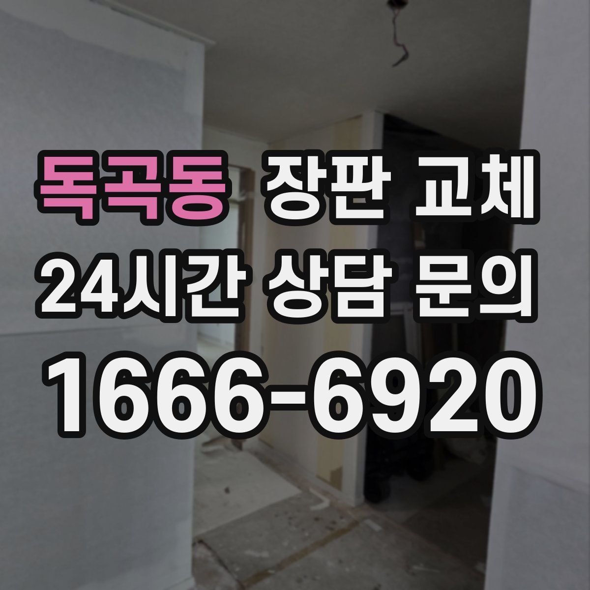 독곡동 장판 교체