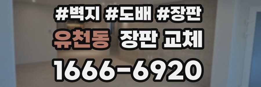 유천동 장판 교체