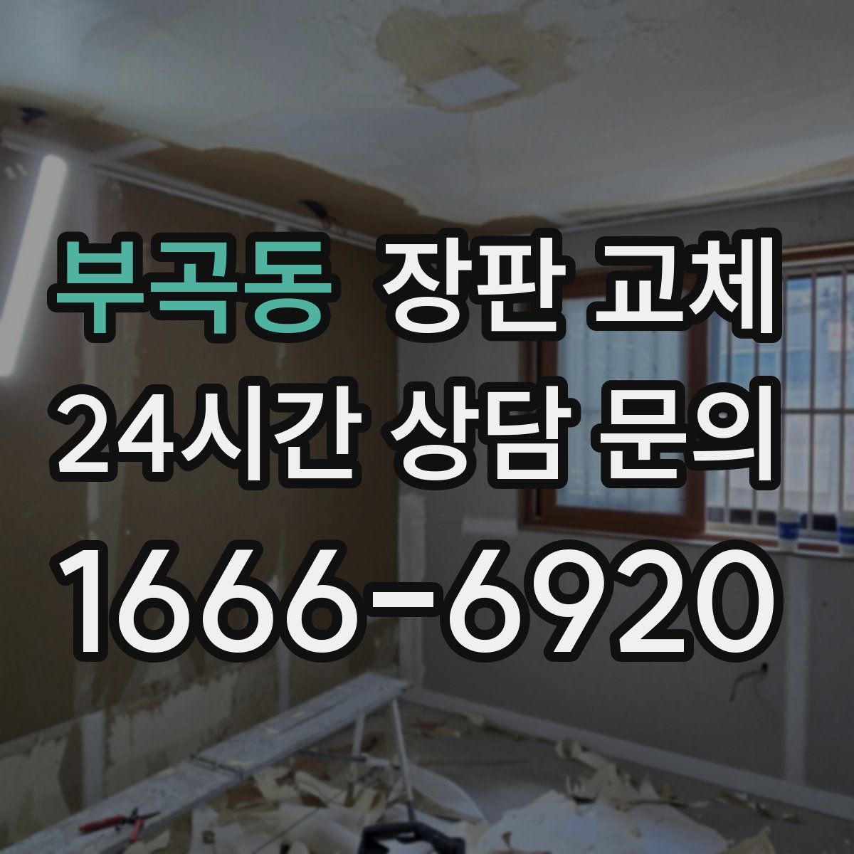 부곡동 장판 교체