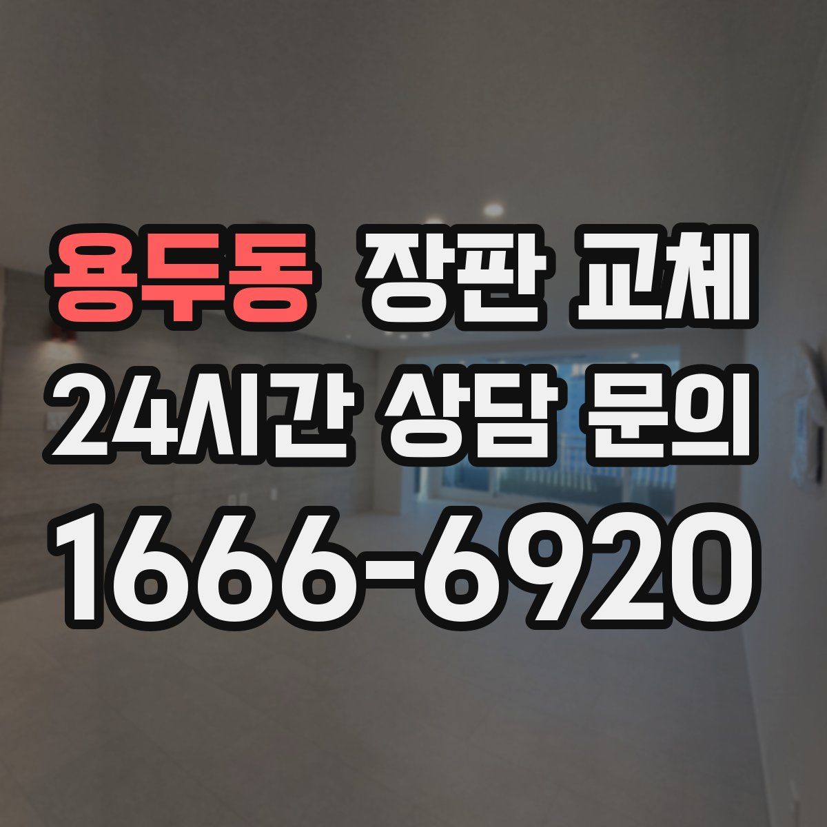 용두동 장판 교체