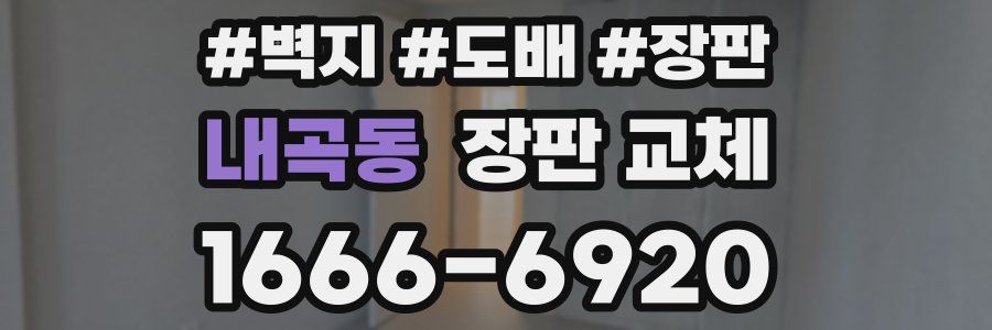 내곡동 장판 교체