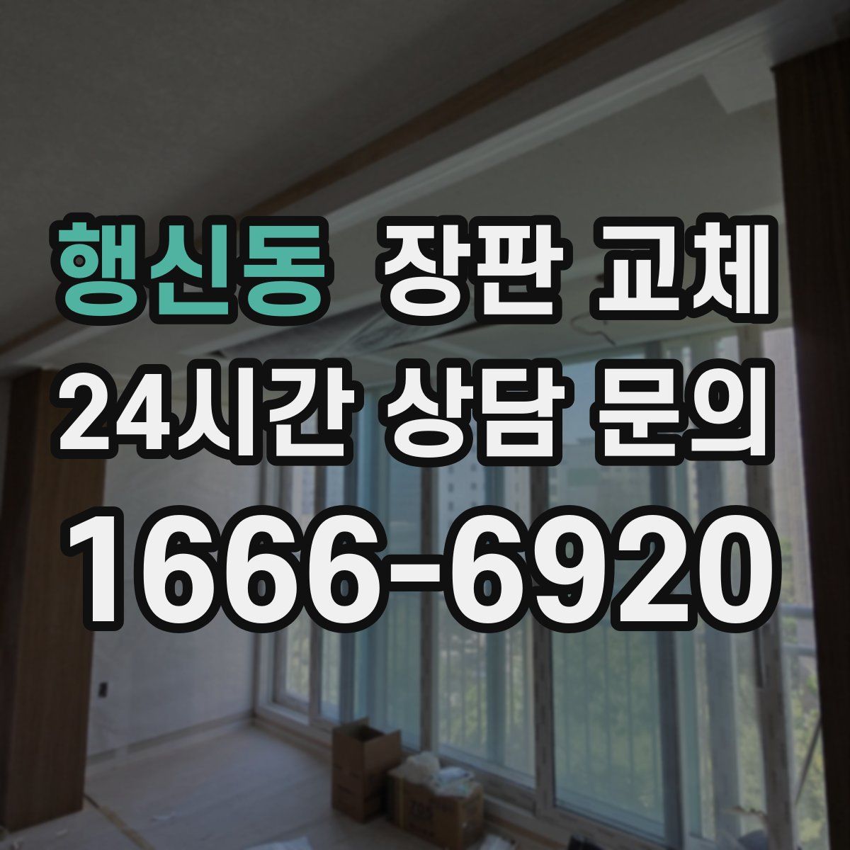 행신동 장판 교체