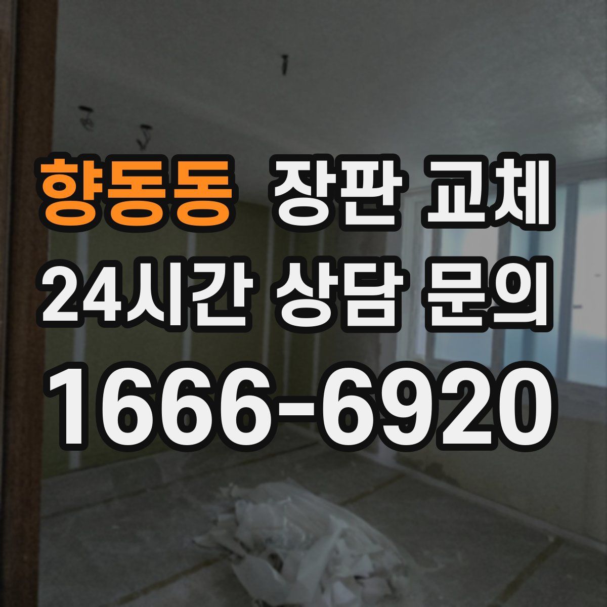 향동동 장판 교체