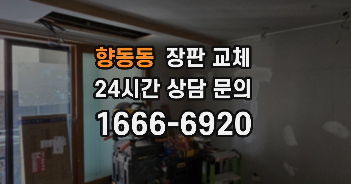 향동동 장판 교체