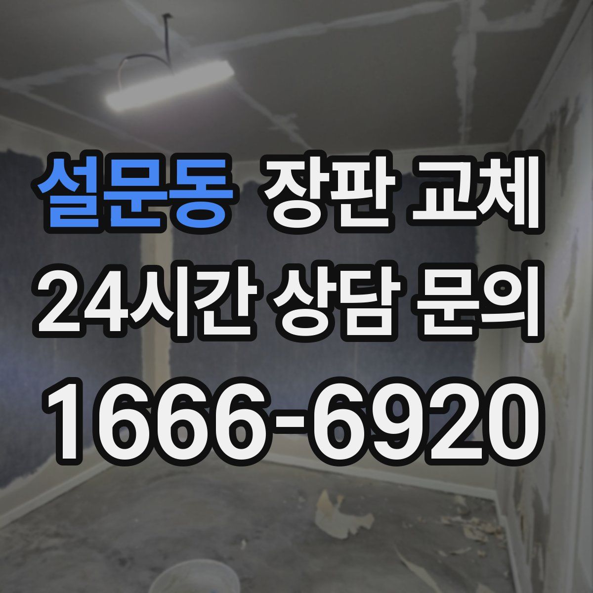 설문동 장판 교체