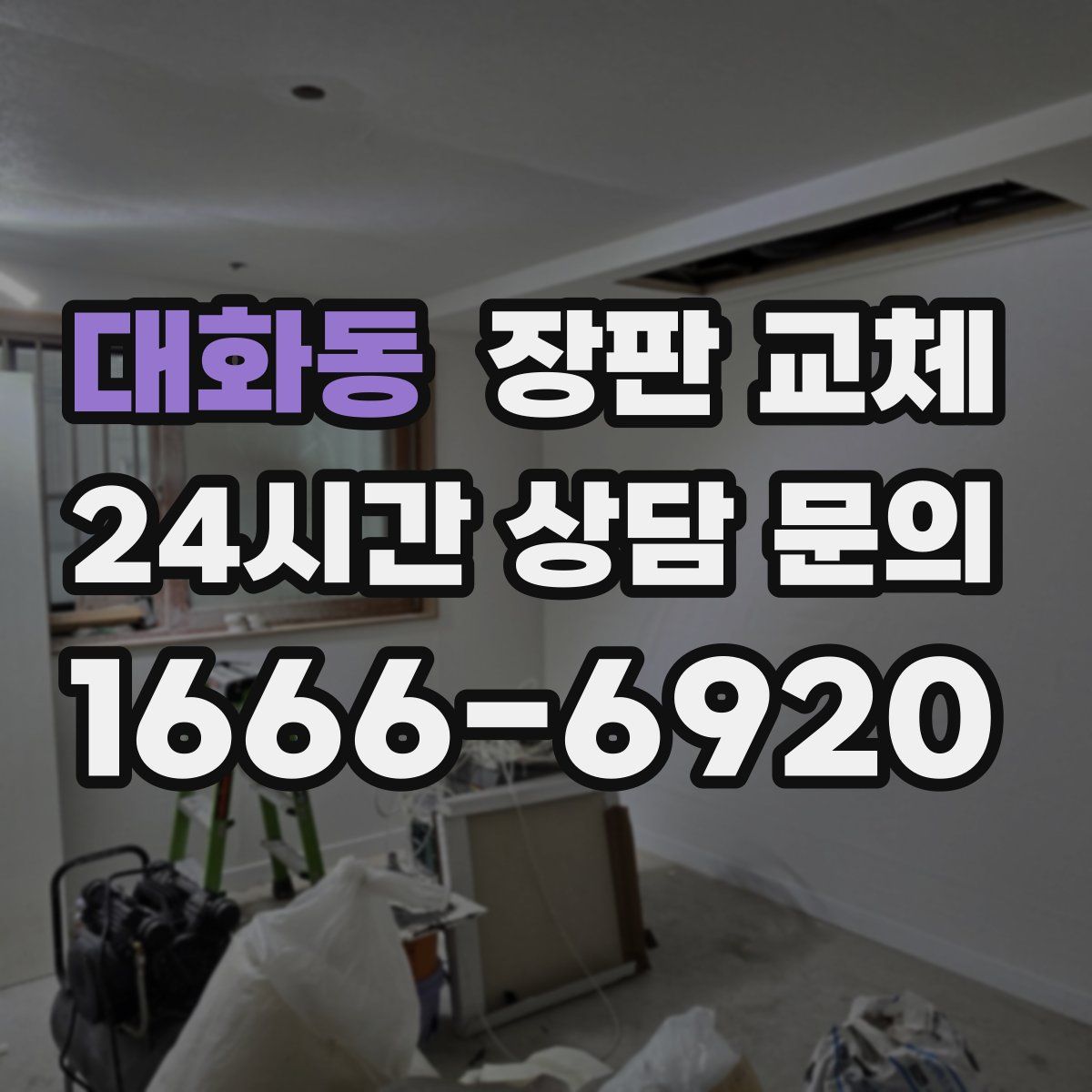 대화동 장판 교체