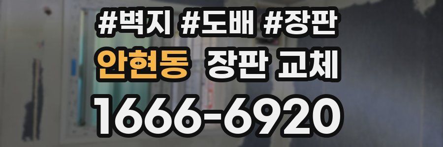 안현동 장판 교체