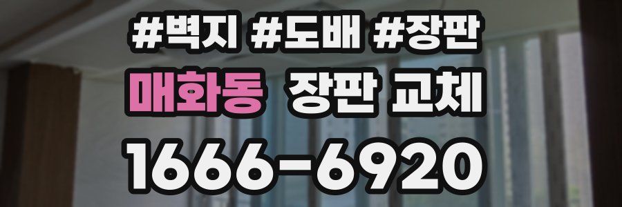 매화동 장판 교체