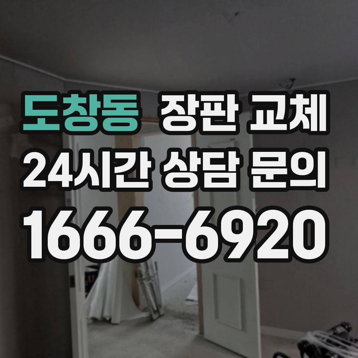 도창동 장판 교체