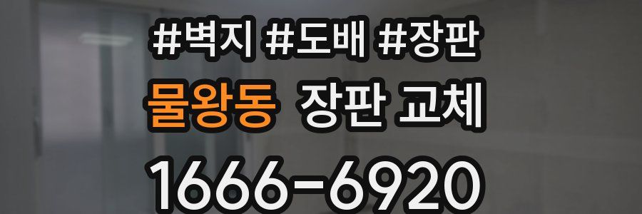 물왕동 장판 교체