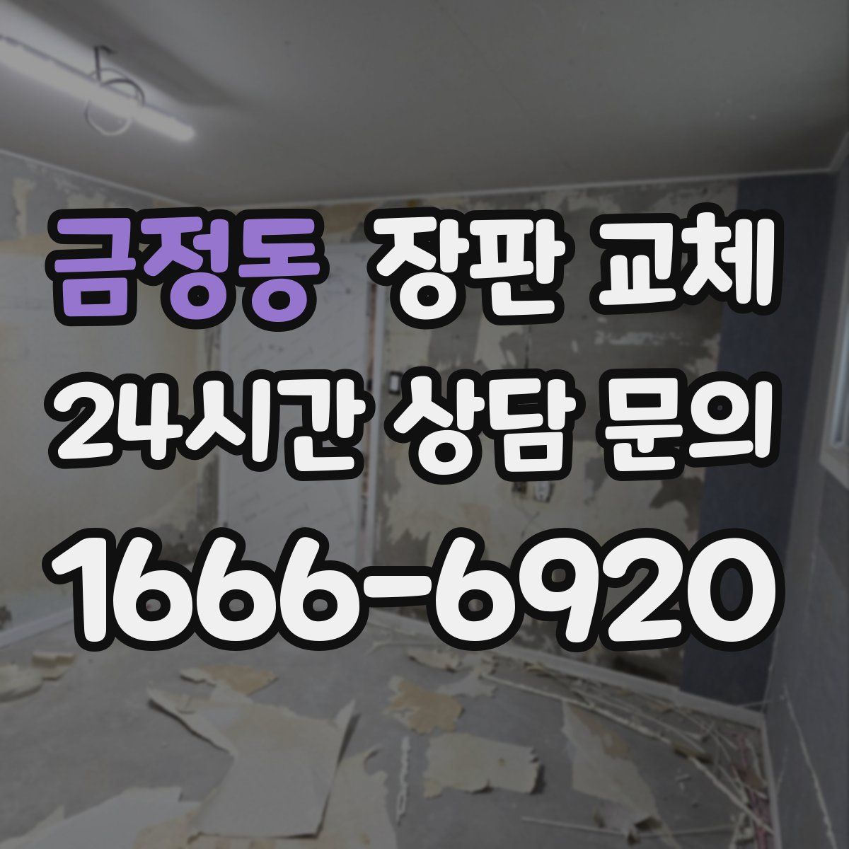 금정동 장판 교체