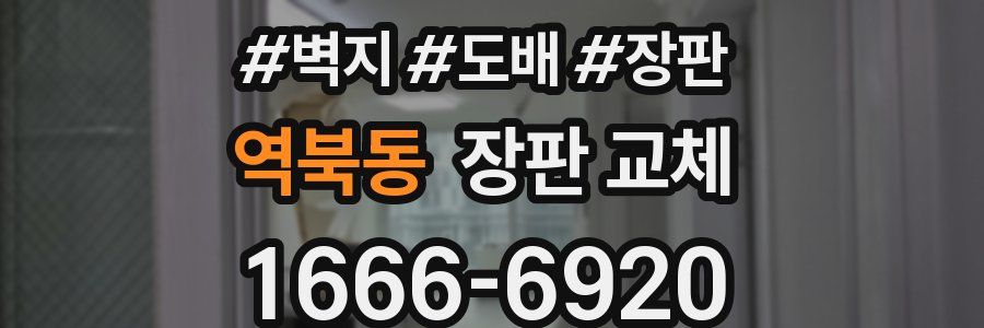 역북동 장판 교체