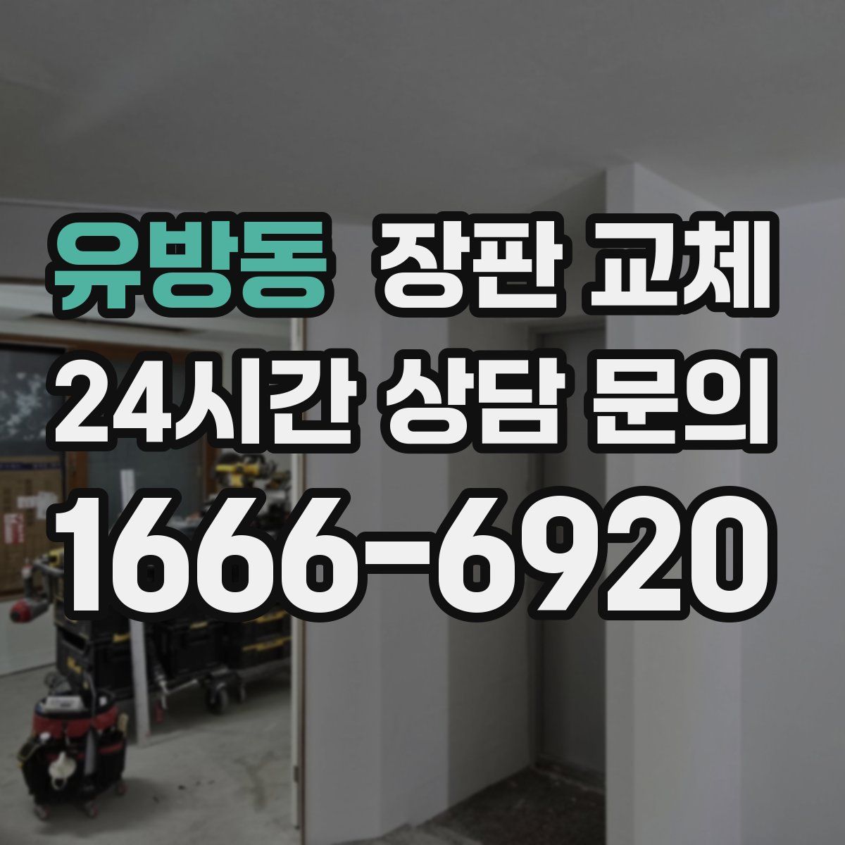 유방동 장판 교체