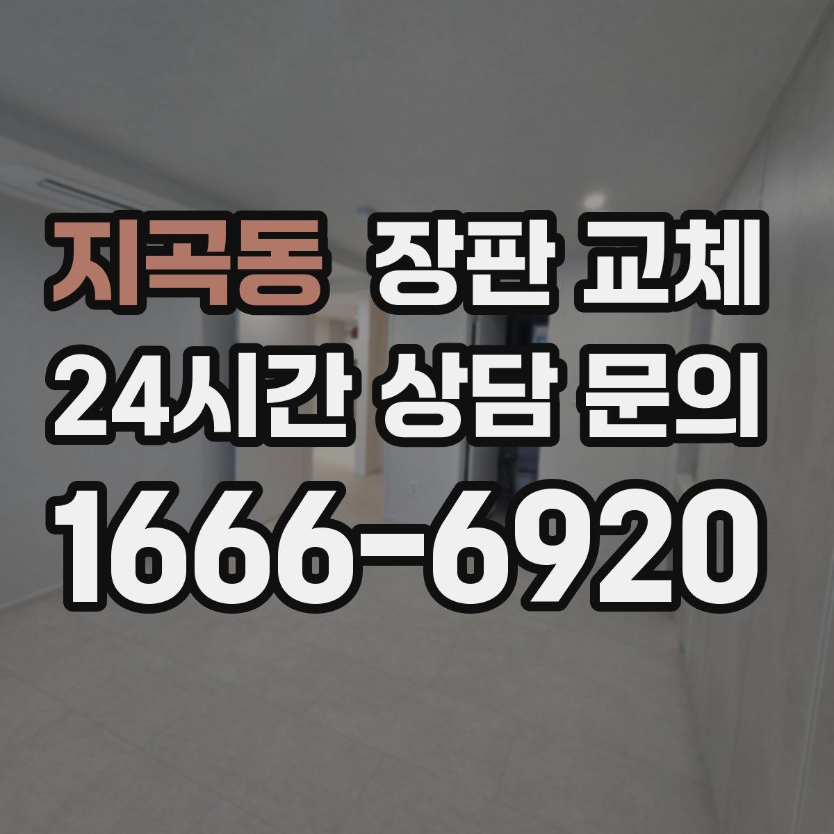 지곡동 장판 교체