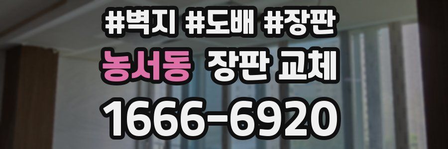 농서동 장판 교체