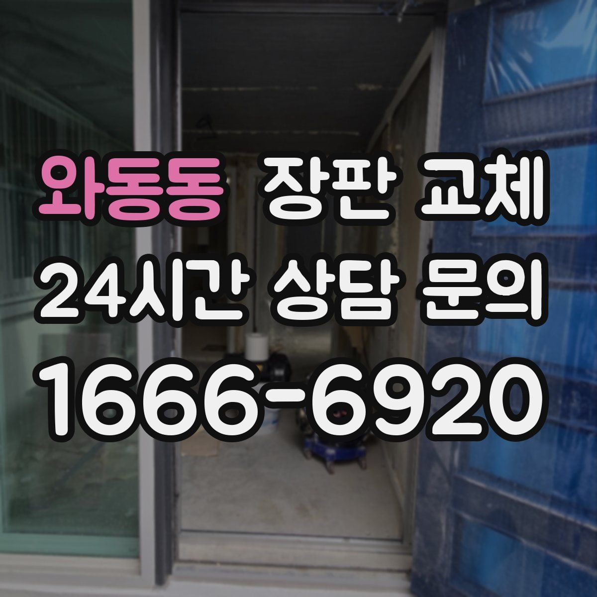 와동동 장판 교체